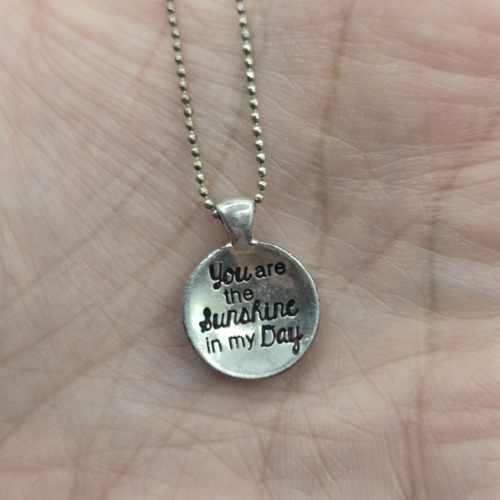 Brighton Petite Cherished Sunshine Necklace Two Tone Sun Pendant - Picture 11 of 12